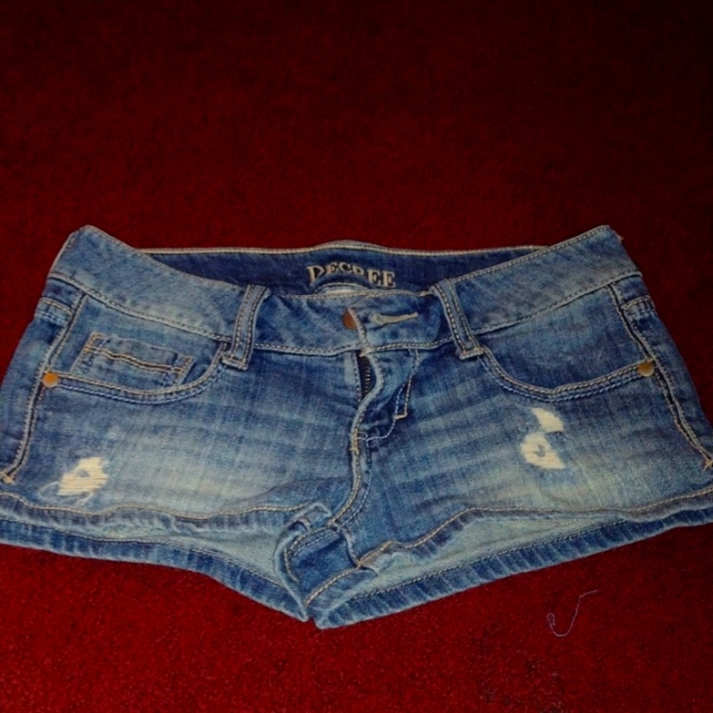Decree shorts short.